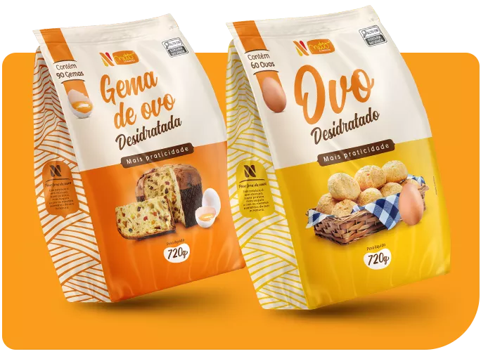 Ovo Integral<br>e Gema em Pó