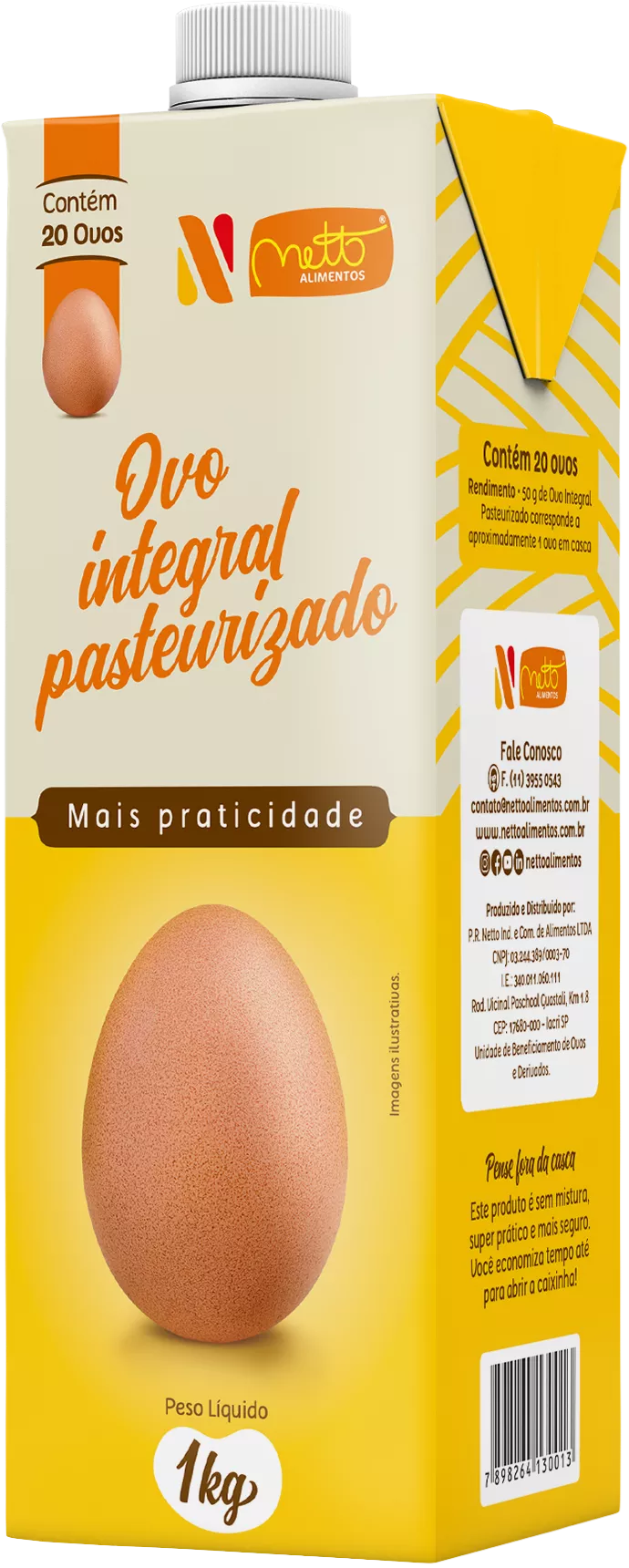 Ovo Integral Pasteurizado  - 1kg