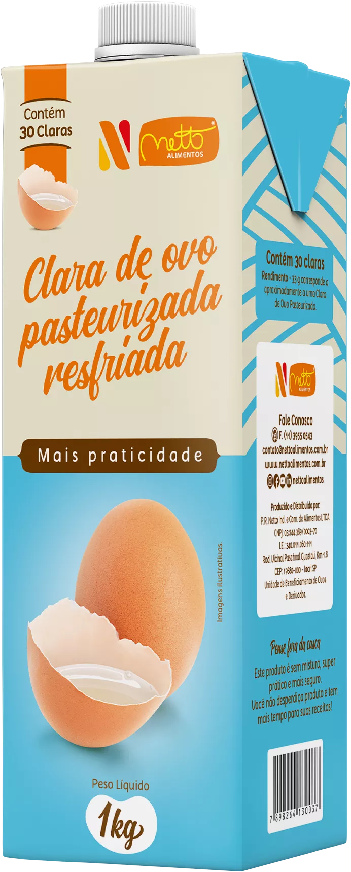Clara de Ovo Pasteurizada  - 1kg